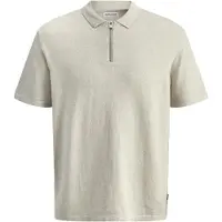 Jack & Jones Emil Short Sleeve Polo Beige S Homme