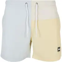 Urban Classics Shorts de bain bleu clair / jaune clair / blanc