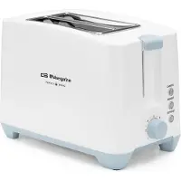 Orbegozo TO 3020, 2 tranches, Gris, Blanc, Pivotant, 750 W, 220 - 240 V, 50/60 Hz