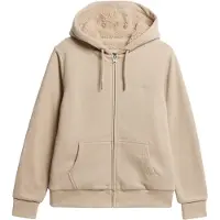 Superdry Femme Sweat à Capuche Doublé Borg Gris Taille: 36