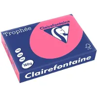 Clairefontaine Fuchsia Papier couleur A4 160 g/m² (250 feuilles)