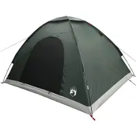 vidaXL Tente de camping avec toit, vert olive, 275 x 215 x 125 cm