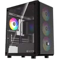 XYZPrinting Boîtier Pc Matx Airone 60 Mesh Lite 4 Argb/1x Usb 3.0/2x Usb 2.0 X-cs-airone60lt-m-b