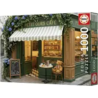 Educa Le mystère du petit café des oursons 1000 pièces Multicolore Enfants Multicolore Taille unique