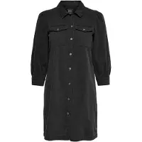 ONLY Robe-chemise 'ONLFELICA' noir denim