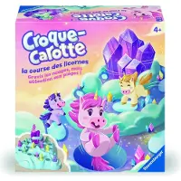 Ravensburger Croque Carotte Unicorn, Jeu de société basé sur Croque Carotte, Jeu de course amusant, 4 ans et plus, 22798,