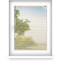 Fart Produkt time4blinds – Store Occultant sans Percage – Store Enrouleur – Adhésive, Cassette Aluminium – Éclat Doré, Gauche, 600x2000