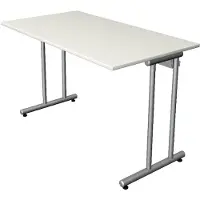 Kerkmann Büromöbelfabrik Smart office Bureau blanc rectangulaire (120 x 65 x 75 cm)