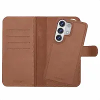 Selencia Étui portefeuille amovible Olyn avec MagSafe pour Samsung Galaxy S26 Ultra - Marron