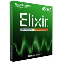 Elixir 14777 Nanoweb Stainless Steel Medium Light /5C 45-130