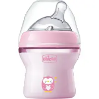 Chicco biberon NATURAL FEELING PP tétine silicone débit lent PINK 0m+ (150 ml)