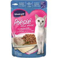 Vitakraft Pochette De Sauce Poesie Delice Pour Chat Au Cabillaud 85g 23 Unités