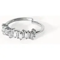 Purelei Bague 'Powder' argent / transparent