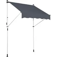 CLP Store à pince Westerly,anthracite 350x120 cm