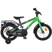 Volare Vélo pour enfants Thombike - Garçons - 14 pouces - Vert/Gris