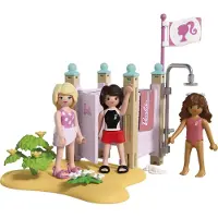 Playmobil X Barbie Beach Fashion Construction Game 54 Pieces Rose Enfants