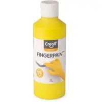 Creall Fingerfarbe, konservierungsmittelfrei, Gelb – 250 ml (250 ml)