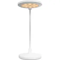 Nedis Lampe de bureau LED avec miroir, intensité réglable, 3 modes, rechargeable