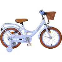 Volare Vélo enfant Ashley - Fille - 16 pouces - Bleu pastel - Deux freins à main