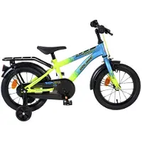 Volare Vélo pour enfants Thombike - Garçons - 14 pouces - Bleu/Jaune