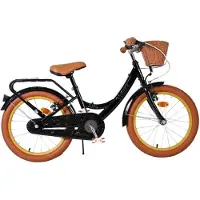 Volare Vélo enfant Ashley - Fille - 18 pouces - Noir - Deux freins à main
