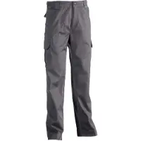 Herock Pantalon de travail multipoches Thor Gris Foncé M