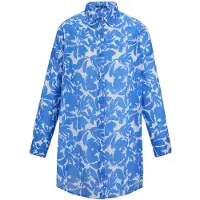 Regatta Prena Cover-up Long Sleeve Shirt Bleu 36 Femme