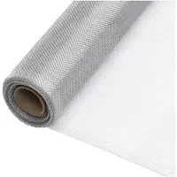 vidaXL Moustiquaire aluminium 112x2000 cm argenté