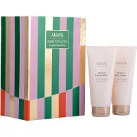 Ahava Coffret Dare To Glow d': Crème hydratante pour les mains à l'eau de la Mer Morte, 100 ml + Crème nutritive pour les pieds aux minéraux, 100 ml