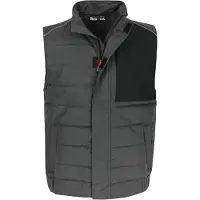 Herock Bodywarmer de travail matelassé Anthracite/ Black - Herock HK220 - Taille 2XL