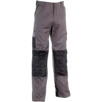 Herock Pantalon de travail multipoches Mars Gris Foncé XL