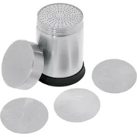 Westmark Shaker à cacao, Outils de décoration pâtisserie, Argent