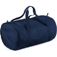 Bagbase BG150 | Sac en tonneau à emporter | 50 x 30 x 26 cm - Couleur : Marine française/Marine française - Taille : 50 x 30 x 26 cm