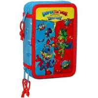 Safta Supershings ''rescue Force'' Triple Filled 36 Pieces Mäppchen Blau Mann Blau One Size