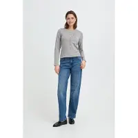 Ichi Cardigan 'IHLULS' gris chiné
