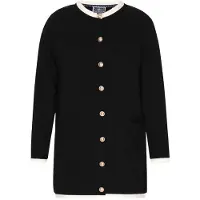 Dreimaster Maritim Cardigan noir / blanc