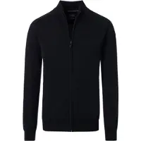 Casamoda Cardigan Zippé Noir