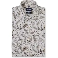 Olymp Level Five Body Fit Chemise beige, Paisley