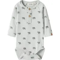 Lil´ Atelier Barboteuse / body 'NBMLAVO' gris / gris clair