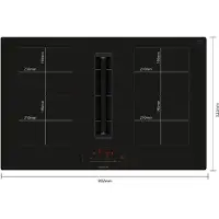 Siemens iQ500 ED811HQ26E plaque Noir Intégré 80 cm Plaque avec zone à induction 4 zone(s)