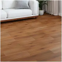 vidaXL Revêtement de sol en laminate 5 pcs Jaune doré