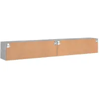 vidaXL Armoires murales TV 2 pcs. Gris béton 100x30x30 cm Bois composite