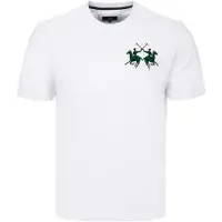 La Martina T-Shirt vert / blanc