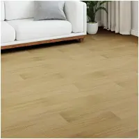vidaXL Revêtement de sol en laminate 15 pcs Crème pâle