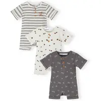 MINOTI Barboteuse / body crème / pueblo / anthracite / noir