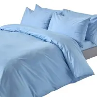 Homescapes Literie bleu densité 200 fils, 230 x 220 cm