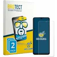 BROTECT Protection Clair (2 pcs, Xiaomi Redmi 4), Téléphone portable : film de protection, Transparent