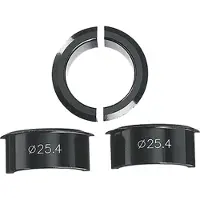 Ergotec 25.4 Mm Stem 31.8 Mm Adaptateur 4 unités Noir Noir One Size