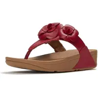 FitFlop Lulu Flower Toe Post Sandals Rouge EU 37 Femme
