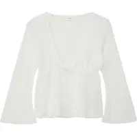 s.Oliver Cardigan blanc cassé